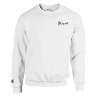 “She is art” - Unisex Sweatshirt with Embroidery