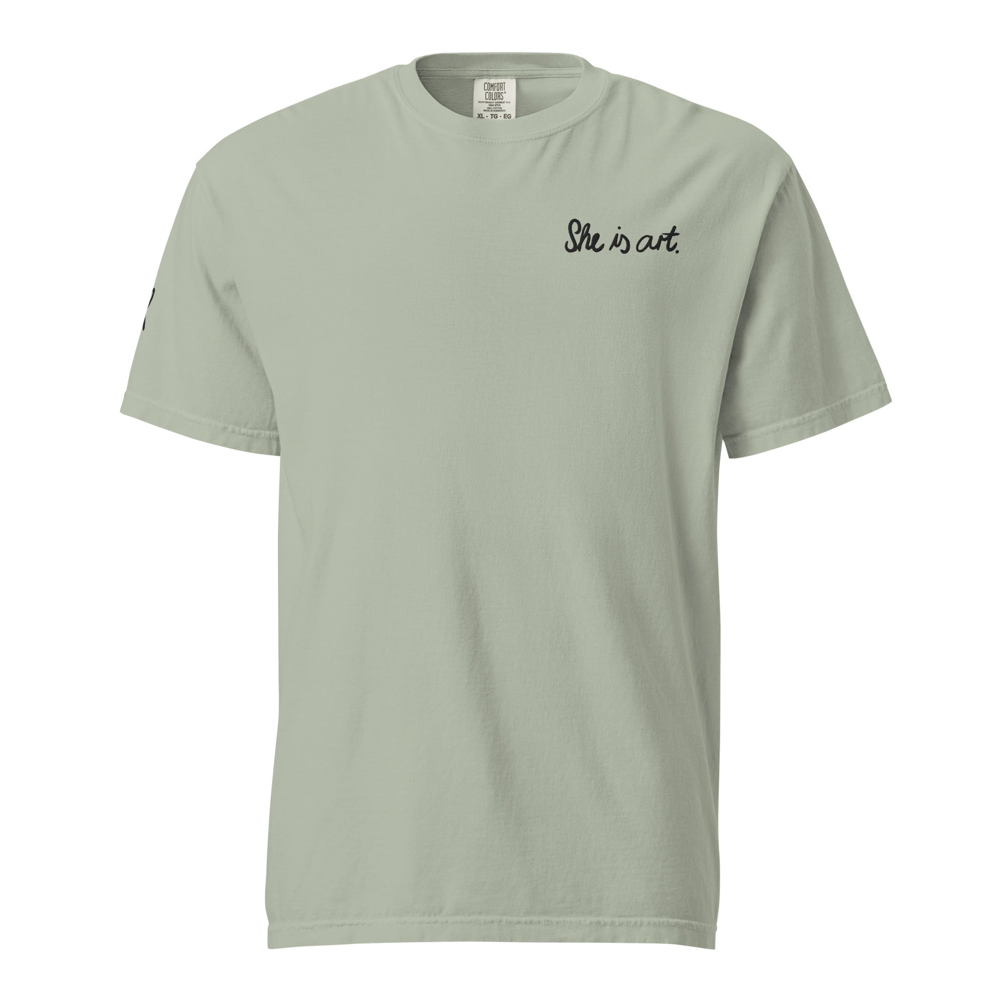 "She is art" Unisex T-shirt Embroided