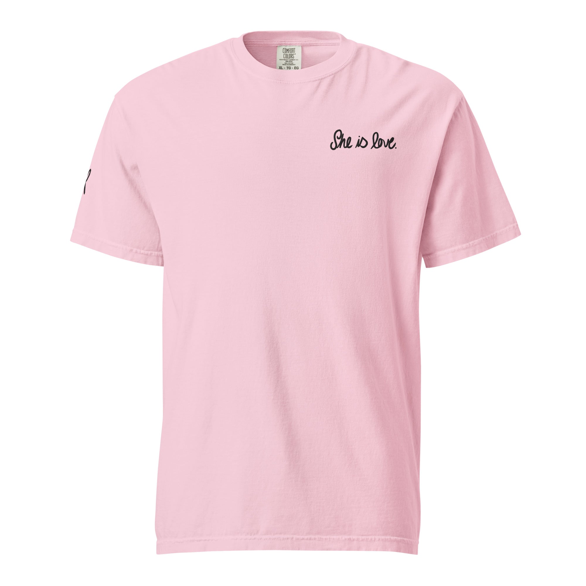 "She is love" - Unisex T-shirt With Embroidery