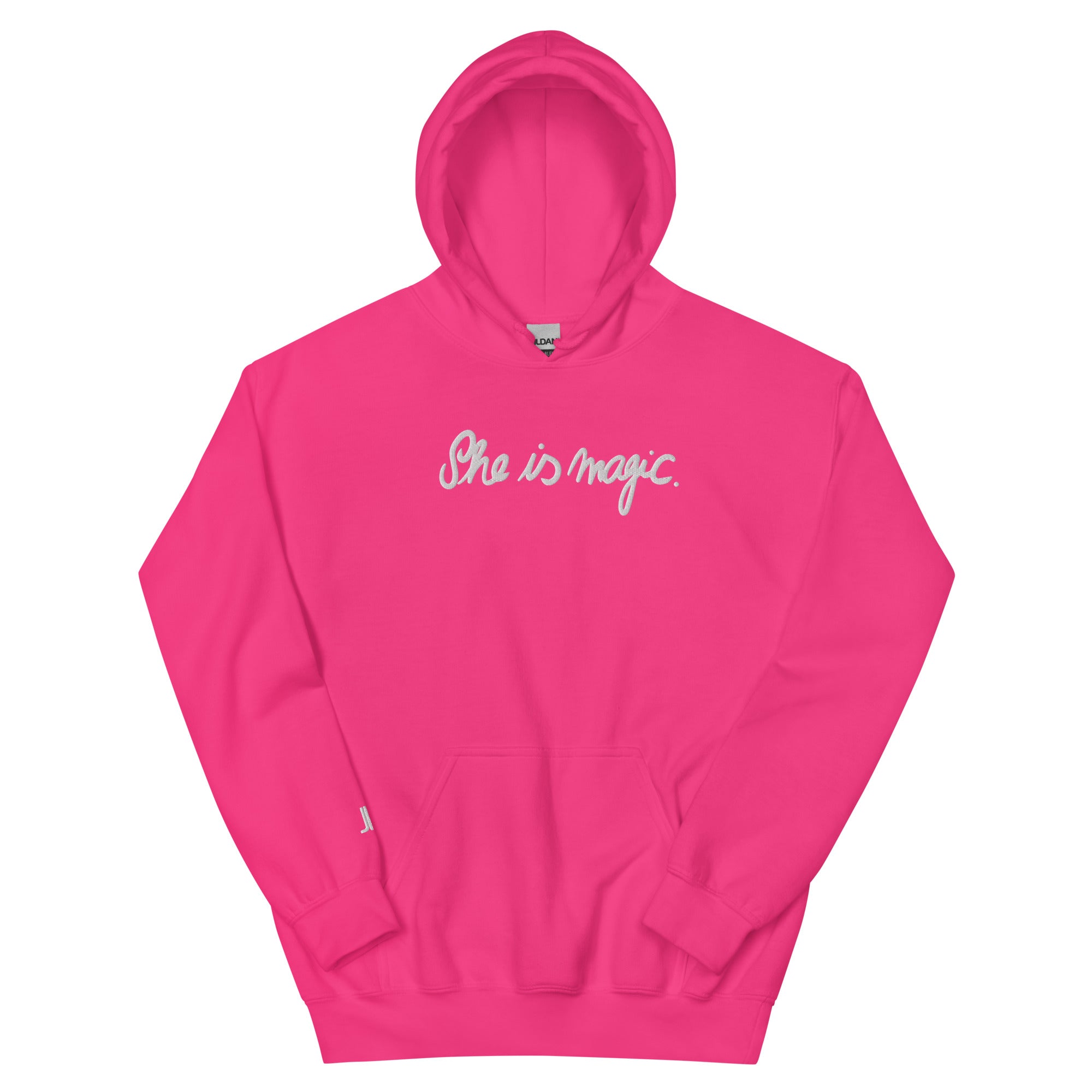 “She is magic” – Unisex Hoodie with Embroidery